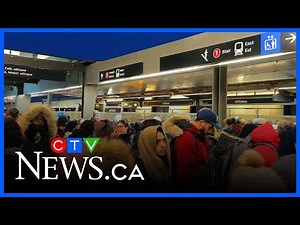 Ottawa LRT chaos: Passengers walk on tracks after train stalls