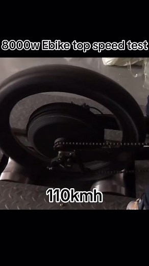 8000W Stealth Bomber Electric Bike Speed Test