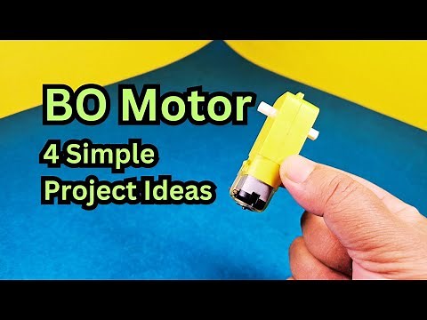BO Motor 4 Simple Project || DC Motor Project || DC Motor Science Project || DIY BO Motor