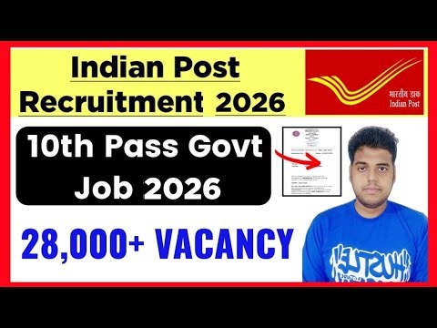 Indian Post GDS Recruitment 2026 | 10th Pass Govt Jobs 2026 | Indian Post GDS 2026: Full Details