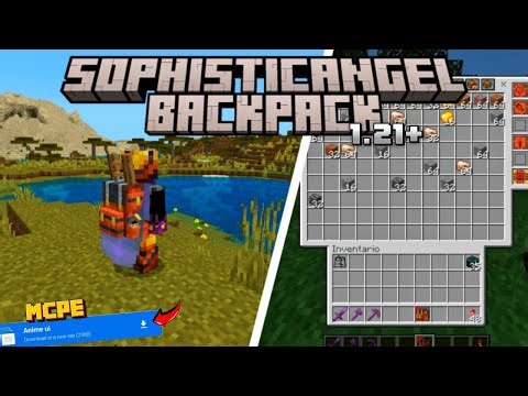 𝐁𝐚𝐜𝐤𝐩𝐚𝐜𝐤 Addon (1.21+) – MCPE/Bedrock Mod •|• #minecraftpe