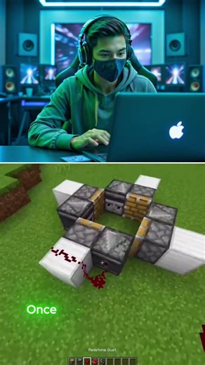 This TNT Trick Will Create a MASSIVE Hole in Minecraft 💥😱#minecraft #shorts