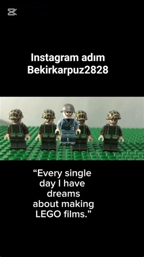 “Every single day I have dreams about making LEGO films.” lego stop motion animation