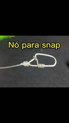 Tutorial do nó que eu uso pra por o snap. Pra mim esse é o mais eficiente e mais fácil de fazer. Pesco grandes xaréus e tarpons com ele sem problema. #pescaria #nó #snap #knot #fishing