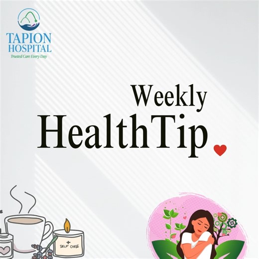 🧠💚 WEEKLY HEALTH TIP: PRACTICE SELF-CARE Taking care of others starts with taking care of yourself. 💆🏽‍♀️🧘🏾‍♂️ This week’s reminder from Tapion Hospital: Slow down. Breathe. Rest. Reflect. Whether it’s a 10-minute break, a walk outdoors, or saying "no" to overload. Self-care is a health essential, not a luxury. 💬 How are you taking care of YOU this week? 📍 Tapion Hospital – Supporting your health, inside and out. 📞 Contact us: 459 2000 #TapionHospital #SelfCareMatters #WeeklyHealthTip #