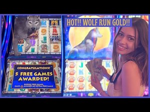 Huge Win On Wolf Run Gold Slot Machine!!!