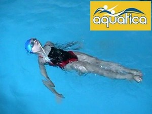 Head First Sculling in Back Layout Position