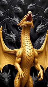 In ancient mythology, the golden dragon is not just powerful — it represents wisdom, balance, and divine authority. While other dragons embody strength or darkness, the golden dragon stands at the center as a symbol of mastery, light, and control. This is why it always rises above the rest. #GoldenDragon #MythologyLore #FantasyReels #EpicFantasy #AncientLegends #DragonRealm #CinematicFantasy | Mystic Dragón Queens