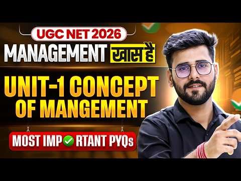 UGC NET Management | UGC NET Management UNIT-2 | UGC NET 2026 Management