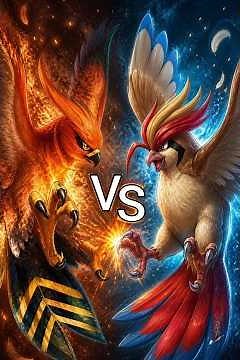 Pidgeot Vs Talonflame Who Is Stronger 😯 | #lucaknights | #pokemon | #shorts