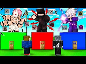 NÃO ESCOLHA O PERSONAGEM DO NOVO MOD DE JUJUTSU KAISEN COM ITADORI MÓDULO E GOJO ERRADO NO MINECRAFT