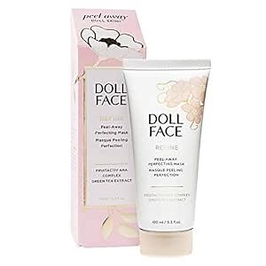 DOLL FACE Skin Care Face Mask | Refine Peel-Away Refining Gel Mask | Cleansing, Brightening & Rehydrating Moisture Mask | ALL Skin Types 3.3fl.oz