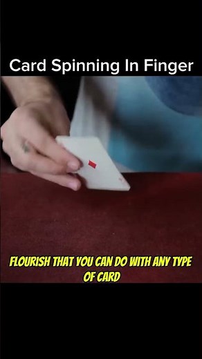 Card Spinning Trick #shorts #magician #magic
