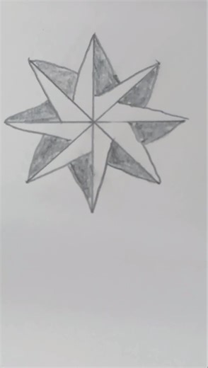 Amazing 3D Star Art | Easy Paper Star Drawing | Satisfying Art Video