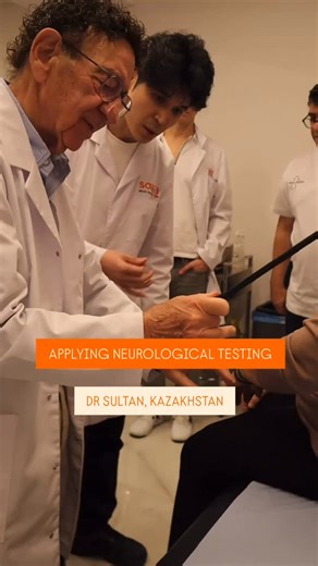 Dr Sultan from Kazakhstan 🇰🇿 shadowing our multidisciplinary medical team at SOZO Brain Center 🧠🩺 #sozobraincenter #medicaltraining #neurologicaltests #neurological #braintraining | SOZO Brain Center