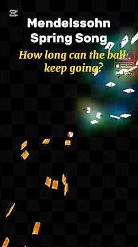 【Spring Song】Mendelssohn Op.62-6 #SpringSong #Mendelssohn #BoingBeats #ClassicalMusic #Shorts #春の歌