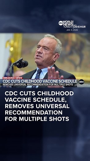 In an unprecedented move, the #CDC announced it's changing the childhood #immunization schedule – effective immediately. Rhiannon Ally has details on the federal health agency's new vaccine recommendations for the #rotavirus, #flu, #RSV and more.