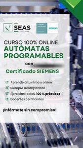 Curso de Autómatas Programables ✅ A 9 de cada 10 alumnos el Curso les ha ayudado a Mejorar Profesionalmente | SEAS, Estudios Superiores Abiertos | Facebook