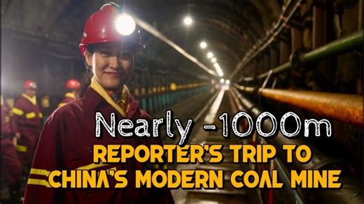 Nearly 1,000 meters: Reporter's trip to China's modern coal mine