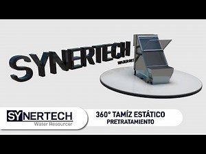 Tamiz Estático Para Pretratamiento de Aguas Residuales 3D (360°)