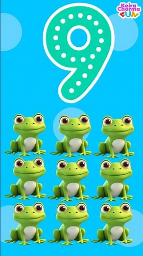 LEARN THE NUMBER 9 ♥ Learn NUMBERS For Kids KEIRACHARMAFUN