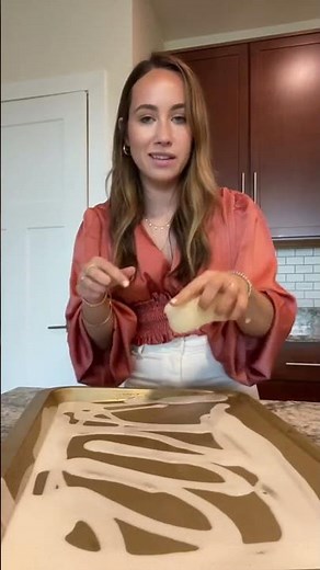 how to get rid of those insanely annoying burn marks on your sheet pans that don’t come off (this