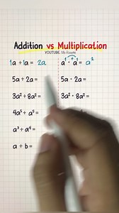 Stop Mixing These Up! Adding vs Multiplying Monomials 🤯 | Math Love