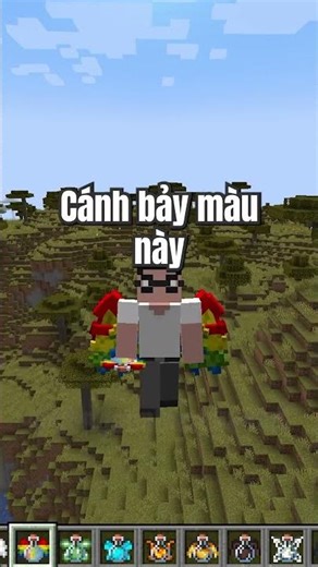 Cool Minecraft Mods (Part 102) - Add cool wings to Minecraft #minecraft #shorts