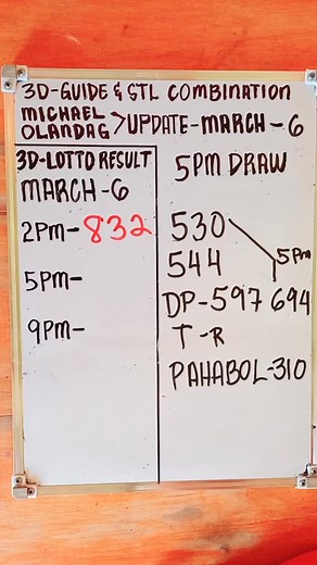 73K views · 195 reactions | 5pm draw tips guide. #swertreshearingtoday #lotto #lucky #winning #Numbers #reelsvideo #reelsfb #reelsviralvideo #highlightseveryone #hastag | Michael Olandag | Facebook