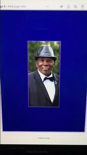 Canva Trick: Fix Cut off shoulders or parts in photos for a #funeral flyer **MUST WATCH**