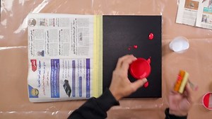 I discovered the secret to creating stunning abstract art painting! 🤩