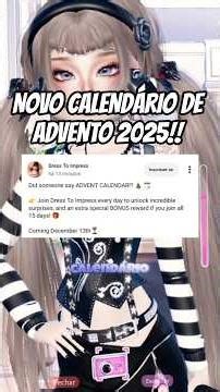 ATUALIZAÇÃO de INVERNO no DTI! SETS DE NATAL! CALENDÁRIO DE ADVENTO! NEW CODES? #dti #dresstoimpress