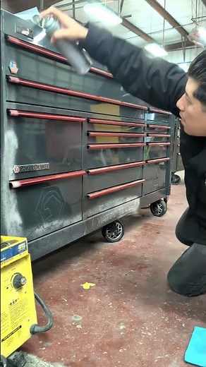 Cleaning my Matco 4s while I patiently wait! #automobile #autobodyrepair