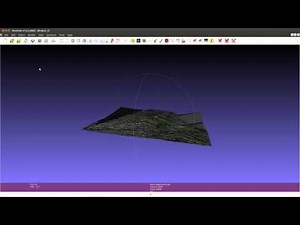 02地形模型用Meshlab作減面處理