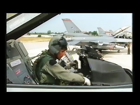 1993 - Operation Deny Flight | Dutch F-16's enforcing No-Fly zone Bosnia