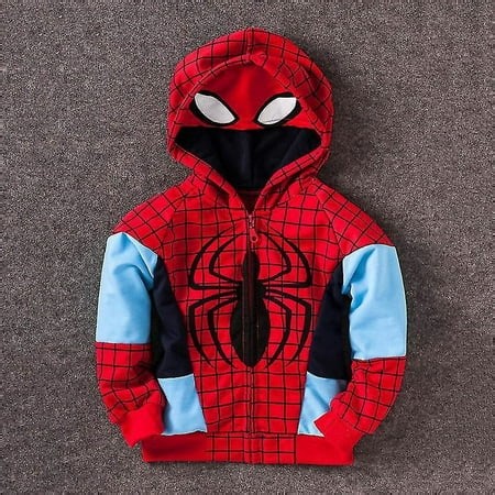 Marvel Superhero Spider-man Iron Man Jacket Kids Boy Zip Up Hoodie Coat Cosplay Costume - Walmart.ca
