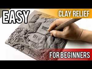 Easy Clay relief for beginners | Easy clay modelling for beginners | clay modelling tutorial easy