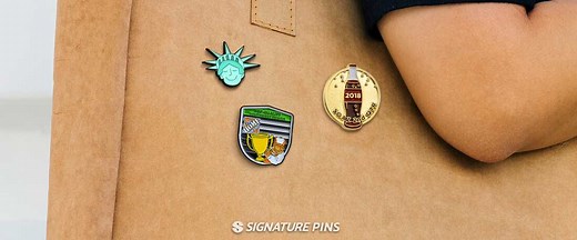 Custom Years of Service Pins - Signature Pins