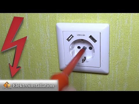 USB Steckdose anschließen.