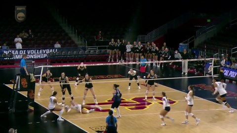 Full 5th set: Cal Poly vs. BYU in the first round of the 2025 NCAA volleyball tournament