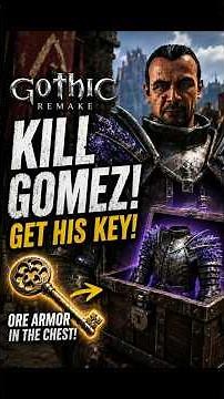 How to Get Gomez's Armor in Gothic 1 Remake! 🛡️ #shorts