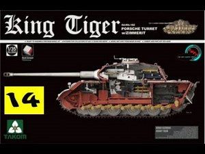Montage Maquette Sd Kfz 182 King TIger Takom 1/35ème Part 14