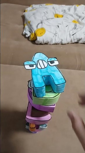 Paper Filipino alphabet lore tower