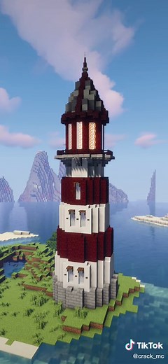 Rustic Minecraft Lighthouse Build Guide