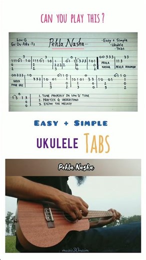 Pehla Nasha | Ukulele Tabs