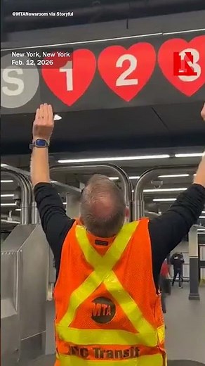 NYC Subway Gets A Valentine’s Day Makeover