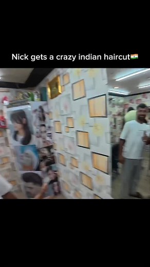 16K views · 13K reactions | The infamous Indian haircut‍♂️ #india #haircut #indian #travel #vlog #delhi | Nick Mccutcheon | Facebook