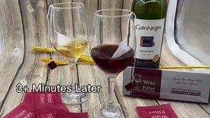 8Pcs Wine Filters, Wine Sulfite Remover No More Wine Headaches, Wine Purifier, Wine Filters for Histamines and Sulfite, Wine Theme Party Gifts for Wine Lovers, Father Gifts for Men Women Him Dad