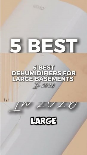5 BEST DEHUMIDIFIERS FOR LARGE BASEMENTS