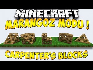 MARANGOZ MODU ! (Şekli,Boyutu,Deseni Değişen Bloklar) - Minecraft Mod Tanıtımları #70